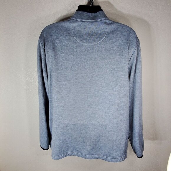 Callaway Mens Heather Gray 1/4 Zip Pullover XL Sweatshirt Long Sleeve Polyester - Picture 4 of 9